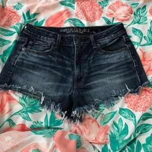 denim shorts